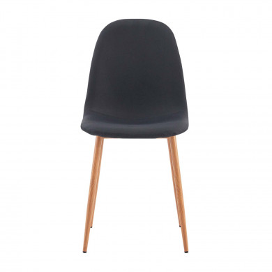 PACK 2 SILLAS COMEDOR LINO NEGRA 90*51*44CM THINIA HOME PACK 2 SILLAS COMEDOR LINO NEGRA 90*51*44CM THINIA HOME