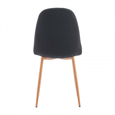 PACK 2 SILLAS COMEDOR LINO NEGRA 90*51*44CM THINIA HOME PACK 2 SILLAS COMEDOR LINO NEGRA 90*51*44CM THINIA HOME