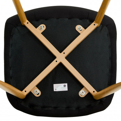 PACK 2 SILLAS COMEDOR LINO NEGRA 90*51*44CM THINIA HOME PACK 2 SILLAS COMEDOR LINO NEGRA 90*51*44CM THINIA HOME