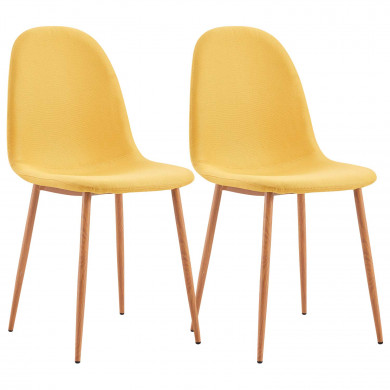 PACK 2 SILLAS COMEDOR LINO AMARILLA 90*51*44CM THINIA HOME PACK 2 SILLAS COMEDOR LINO AMARILLA 90*51*44CM THINIA HOME