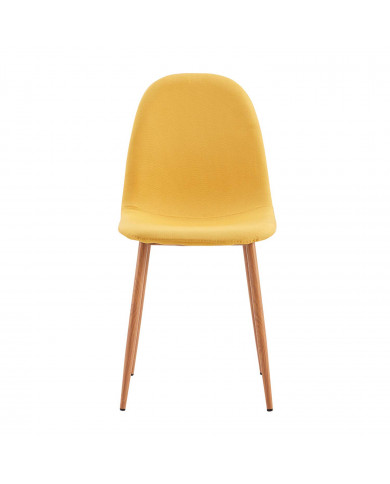 PACK 2 SILLAS COMEDOR LINO AMARILLA 90*51*44CM THINIA HOME