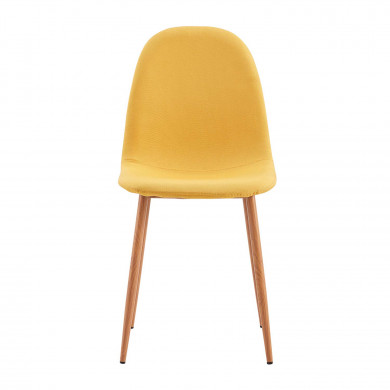 PACK 2 SILLAS COMEDOR LINO AMARILLA 90*51*44CM THINIA HOME PACK 2 SILLAS COMEDOR LINO AMARILLA 90*51*44CM THINIA HOME