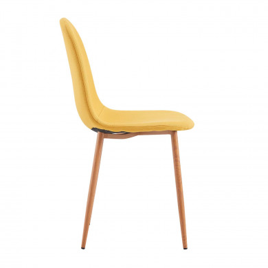 PACK 2 SILLAS COMEDOR LINO AMARILLA 90*51*44CM THINIA HOME PACK 2 SILLAS COMEDOR LINO AMARILLA 90*51*44CM THINIA HOME