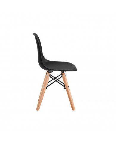 SILLA INFANTIL NEGRA 60X36X31CM THINIA HOME SILLA INFANTIL NEGRA 60X36X31CM THINIA HOME