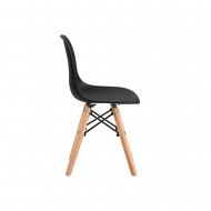 SILLA INFANTIL NEGRA 60X36X31CM THINIA HOME