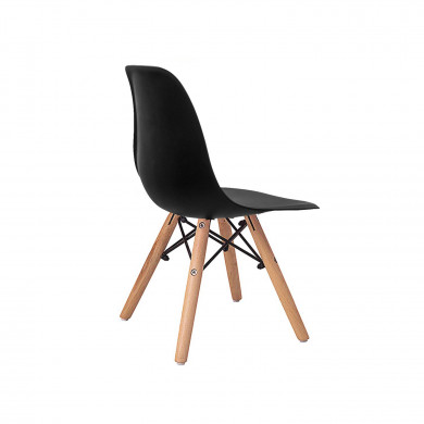 SILLA INFANTIL NEGRA 60X36X31CM THINIA HOME SILLA INFANTIL NEGRA 60X36X31CM THINIA HOME