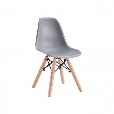 SILLA INFANTIL GRIS 60X36X31CM THINIA HOME SILLA INFANTIL GRIS 60X36X31CM THINIA HOME