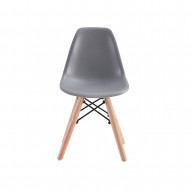 SILLA INFANTIL GRIS 60X36X31CM THINIA HOME