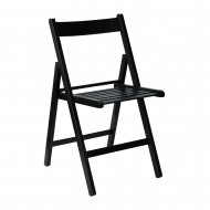 SILLA PLEGABLE HAYA BARNIZADA AZUL THINIA HOME