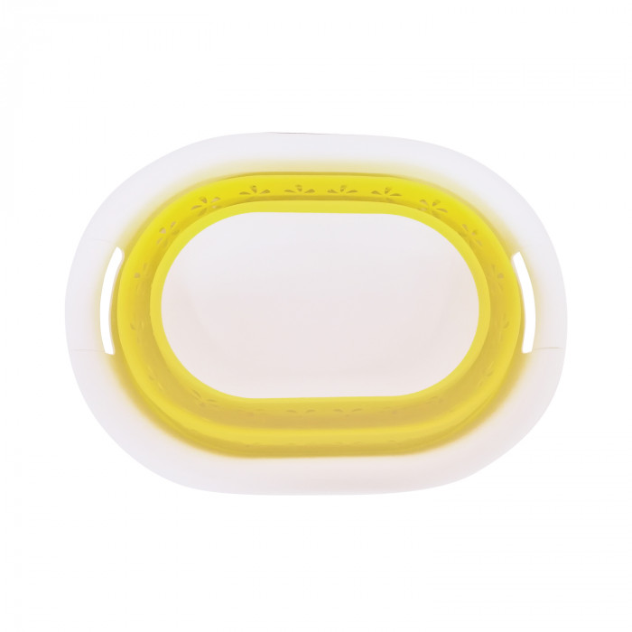 CESTO COLADA PLEGABLE AMARILLO 50x37,5x27cm 7HOUSE