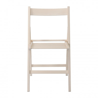 SILLA PLEGABLE HAYA BARNIZADA BLANCA THINIA HOME SILLA PLEGABLE HAYA BARNIZADA BLANCA THINIA HOME