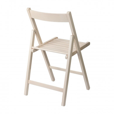 SILLA PLEGABLE HAYA BARNIZADA BLANCA THINIA HOME SILLA PLEGABLE HAYA BARNIZADA BLANCA THINIA HOME
