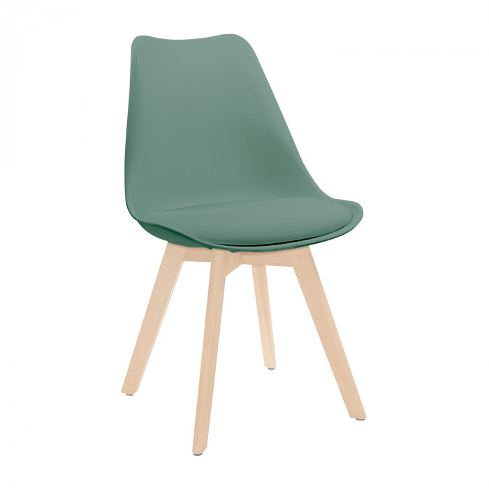 SILLA COMEDOR VERDE 83X55X48CM THINIA HOME