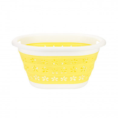 CESTO COLADA PLEGABLE AMARILLO 50x37,5x27cm 7HOUSE CESTO COLADA PLEGABLE AMARILLO 50x37,5x27cm 7HOUSE