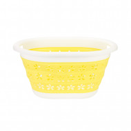 CESTO COLADA PLEGABLE AMARILLO 50x37,5x27cm 7HOUSE