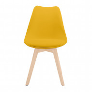 SILLA COMEDOR AMARILLA 83X55X48CM THINIA HOME