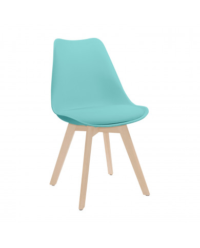 SILLA COMEDOR VERDE MENTA 83X55X48CM THINIA HOME