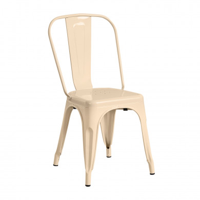 SILLA METÁLICA STRONG CREMA 54X45X85CM THINIA HOME