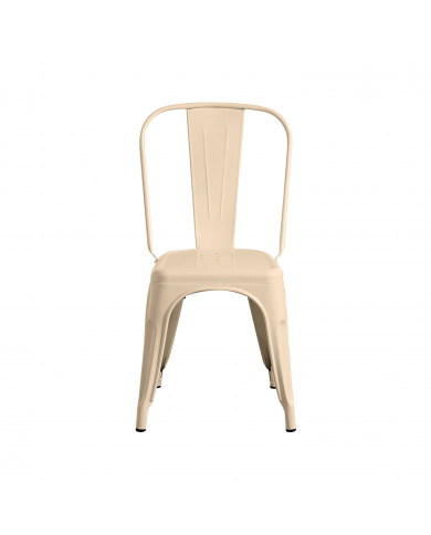 SILLA METÁLICA STRONG CREMA 54X45X85CM THINIA HOME