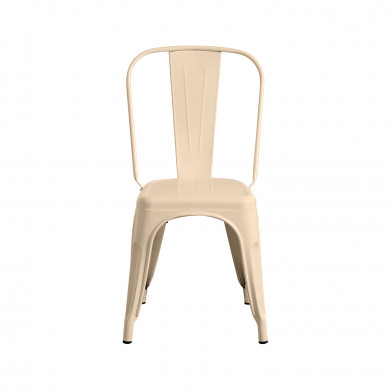 SILLA METÁLICA STRONG CREMA 54X45X85CM THINIA HOME