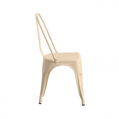 SILLA METÁLICA STRONG CREMA 54X45X85CM THINIA HOME