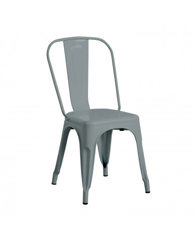 SILLA METÁLICA STRONG GRIS 54X45X85CM THINIA HOME