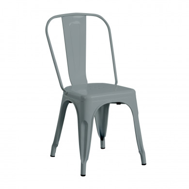 SILLA METÁLICA STRONG GRIS 54X45X85CM THINIA HOME