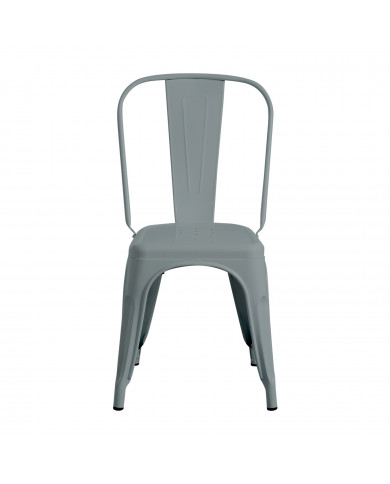 SILLA METÁLICA STRONG GRIS 54X45X85CM THINIA HOME