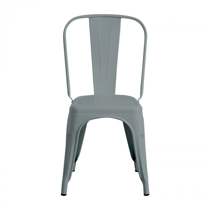 SILLA METÁLICA STRONG GRIS 54X45X85CM THINIA HOME