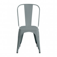 SILLA METÁLICA STRONG GRIS 54X45X85CM THINIA HOME