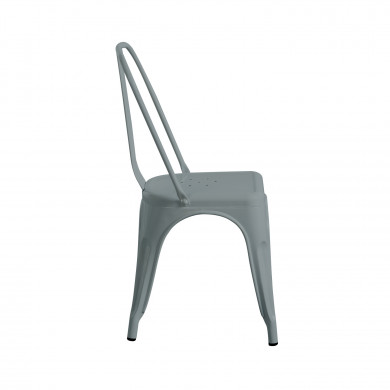 SILLA METÁLICA STRONG GRIS 54X45X85CM THINIA HOME