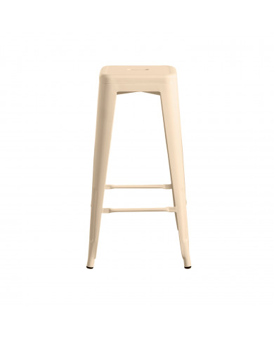 TABURETE METÁLICO STRONG CREMA 43X43X77CM THINIA HOME