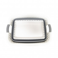 CESTO COLADA PLEGABLE GRIS 60,5x45,5x26,5cm 7HOUSE