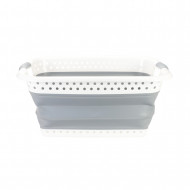 CESTO COLADA PLEGABLE GRIS 60,5x45,5x26,5cm 7HOUSE