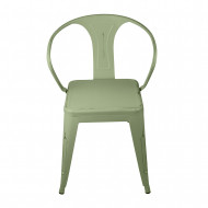SILLA METÁLICA STRONG VINTAGE VERDE 49X50X74CM THINIA HOME