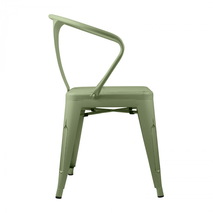 SILLA METÁLICA STRONG VINTAGE VERDE 49X50X74CM THINIA HOME