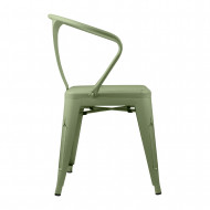 SILLA METÁLICA STRONG VINTAGE VERDE 49X50X74CM THINIA HOME
