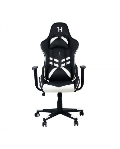 SILLA GAMING NEGRA/BLANCA 68X50X125-135CM 7HOUSE