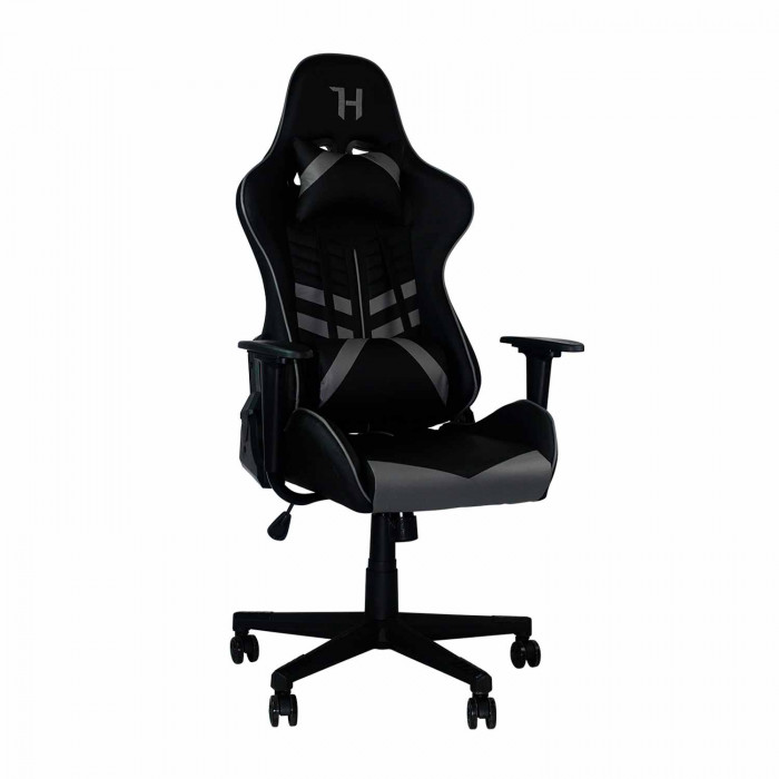 SILLA GAMING NEGRA/GRIS 68X50X125-135CM 7HOUSE