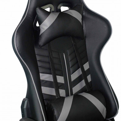 SILLA GAMING NEGRA/GRIS 68X50X125-135CM 7HOUSE SILLA GAMING NEGRA/GRIS 68X50X125-135CM 7HOUSE