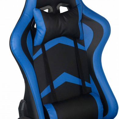 SILLA GAMING NEGRA/AZUL 68X50X125-135CM 7HOUSE SILLA GAMING NEGRA/AZUL 68X50X125-135CM 7HOUSE