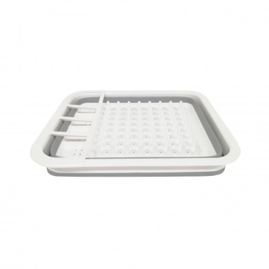 ESCURREPLATOS PLEGABLE GRIS/BLANCO 36,5x31x12,5cm 7HOUSE ESCURREPLATOS PLEGABLE GRIS/BLANCO 36,5x31x12,5cm 7HOUSE