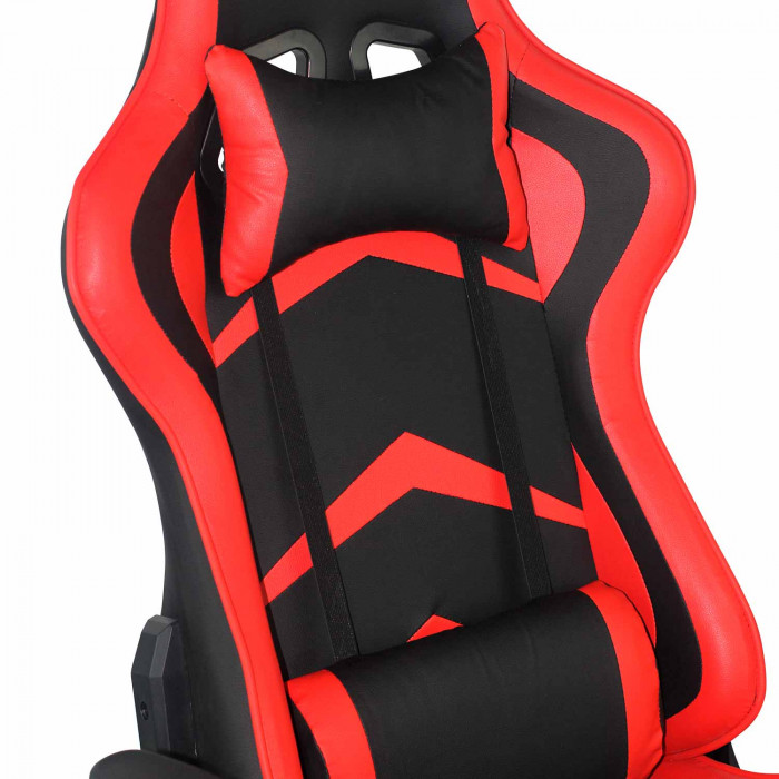 SILLA GAMING NEGRA/ROJA 68X50X125-135CM 7HOUSE