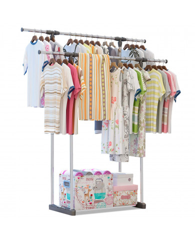 PERCHERO DOBLE EXTENSIBLE (74-172)X41X(80-157)CM 7HOUSE