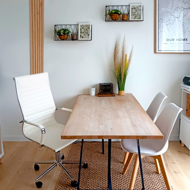 OFFICE CHAIR ELEGANCE BLANCO 111/121*45cm THINIA HOME OFFICE CHAIR ELEGANCE BLANCO 111/121*45cm THINIA HOME