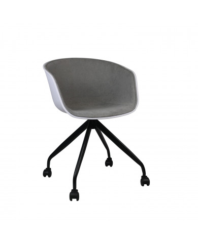 OFFICE CHAIR NEW AGE TAPIZADA GRIS 49*57.5*82*46cm THINIA HOME