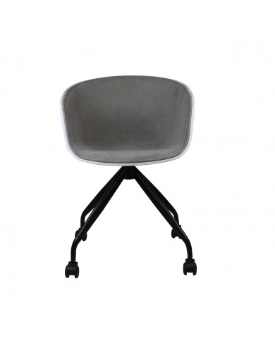 OFFICE CHAIR NEW AGE TAPIZADA GRIS 49*57.5*82*46cm THINIA HOME