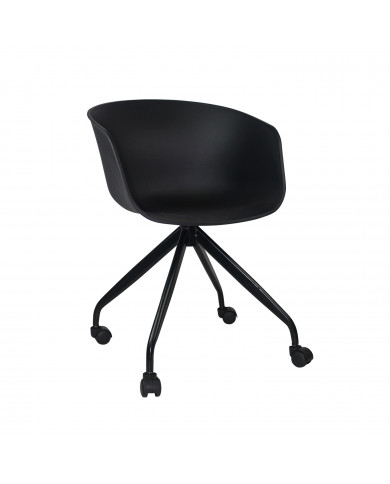 OFFICE CHAIR SIMPLY NEGRO 49*57.5*82*46cm THINIA HOME