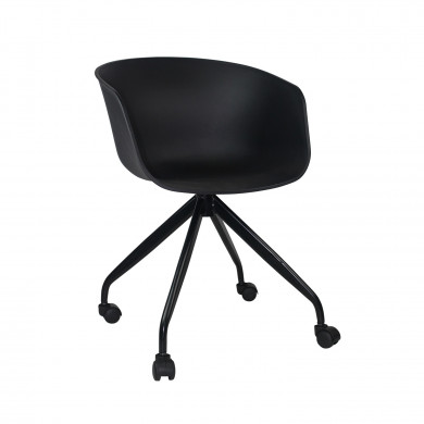 OFFICE CHAIR SIMPLY NEGRO 49*57.5*82*46cm THINIA HOME OFFICE CHAIR SIMPLY NEGRO 49*57.5*82*46cm THINIA HOME