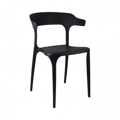 SILLA MADONNA NEGRA 47X47,5*74CM THINIA HOME SILLA MADONNA NEGRA 47X47,5*74CM THINIA HOME